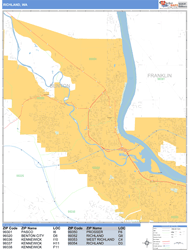 Richland Wall Map