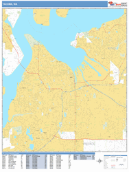 Tacoma Wall Map