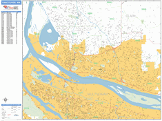 Vancouver Wall Map