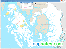 Prince of Wales-Hyder County, AK Zip Code Wall Map