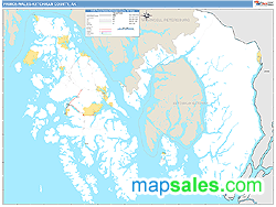 Prince of Wales-Hyder County, AK Wall Map