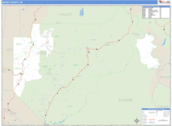 Boise County, ID Wall Map