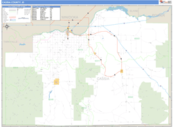 Cassia County, ID Wall Map