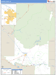 Elmore County, ID Wall Map