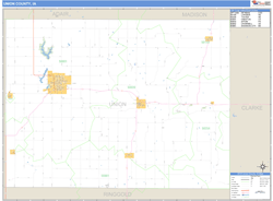 Union County, IA Wall Map