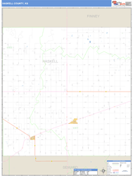 Haskell County, KS Wall Map