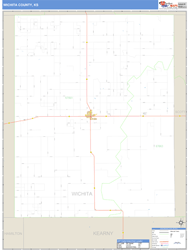 Wichita County, KS Zip Code Wall Map