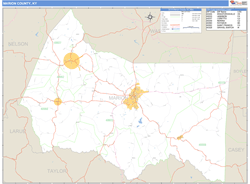 Marion County, KY Wall Map