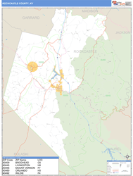 Rockcastle County, KY Wall Map