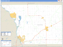 Benton County, MN Zip Code Wall Map