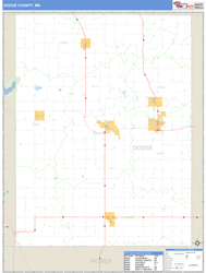 Dodge County, MN Wall Map