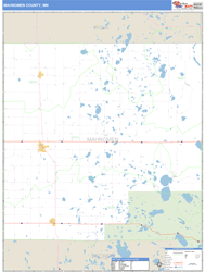 Mahnomen County, MN Wall Map