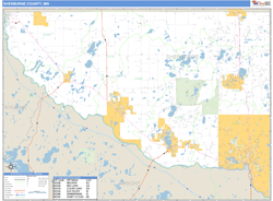 Sherburne County, MN Wall Map