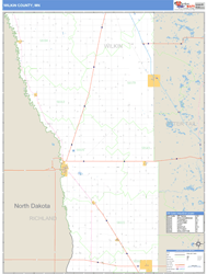 Wilkin County, MN Wall Map