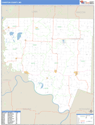 Chariton County, MO Zip Code Wall Map