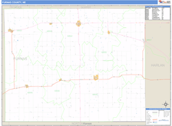 Furnas County, NE Wall Map