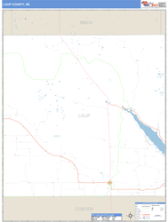 Loup County, NE Wall Map