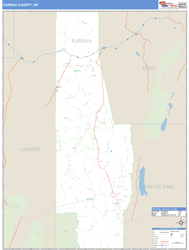 Eureka County, NV Wall Map