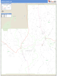 Lincoln County, NV Wall Map