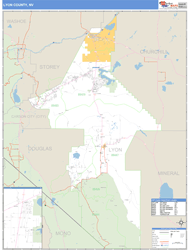 Lyon County, NV Wall Map