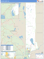 Washoe County, NV Zip Code Wall Map