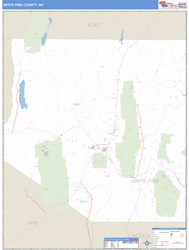 White Pine County, NV Zip Code Wall Map