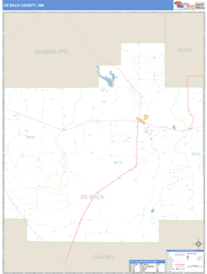 DeBaca County, NM Wall Map