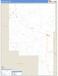 Union County, NM Wall Map