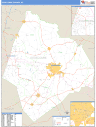 Edgecombe County, NC Wall Map