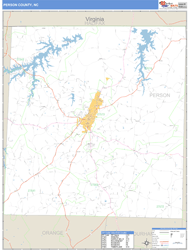 Person County, NC Wall Map