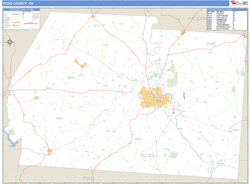 Ross County, OH Wall Map