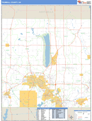 Trumbull County, OH Wall Map