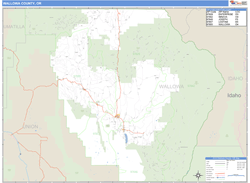 Wallowa County, OR Zip Code Wall Map