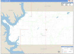 Sully County, SD Wall Map