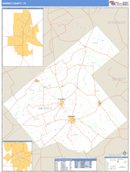 Karnes County, TX Wall Map