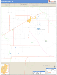 Ochiltree County, TX Wall Map