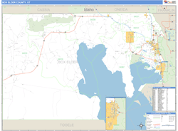 Box Elder County, UT Zip Code Wall Map