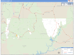 Garfield County, UT Wall Map