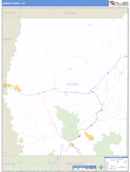 Grand County, UT Wall Map