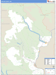 Chelan County, WA Zip Code Wall Map