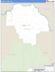 Garfield County, WA Zip Code Wall Map