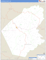 Doddridge County, WV Wall Map