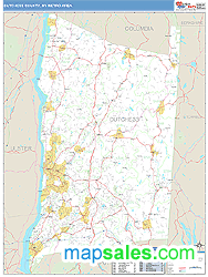 Dutchess County Metro Area Wall Map