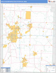 Joplin Metro Area Wall Map