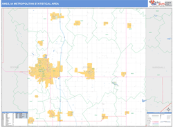 Ames Metro Area Wall Map