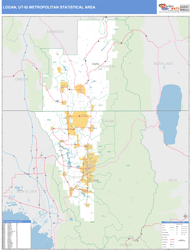 Logan Metro Area Wall Map