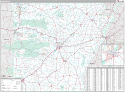 Arkansas  Wall Map