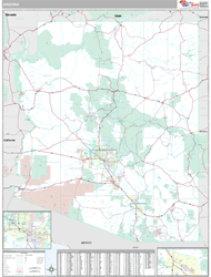 Arizona  Wall Map