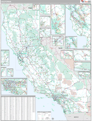 California  Wall Map