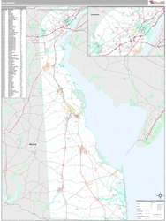 Delaware  Wall Map